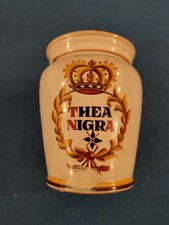 Apothekengefäss Porzellan " Thea Nigra" Schwarzer Tee