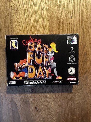Nintendo conker bad - conker's, fur