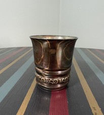 Vintage versilberter Becher
