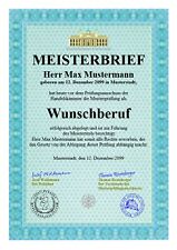 Premium Meisterbrief