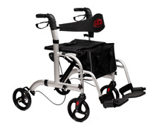 Antar Leichtgewicht Rollator Rollstuhl 2 in 1 faltbar leicht Gehwagen Gehhilfe