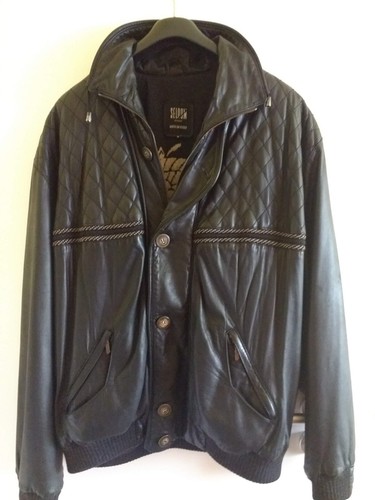 Lederjacke - , (nappaleder)