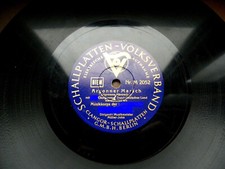 3010/ MÜLLER-JOHN-Argonner Marsch -Badenweiler Marsch-WWII-78rpm Schellack