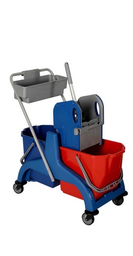 Profi wischwagen mit ablage - mit,