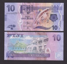 UNC Fiji 10 $ Ten Dollars 2012