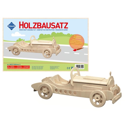 Pebaro holzbausatz oldtimer - holzbausatz,