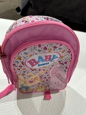 Baby Born Rucksack Mädchen Rucksack Tasche Kindergarten pink rosa