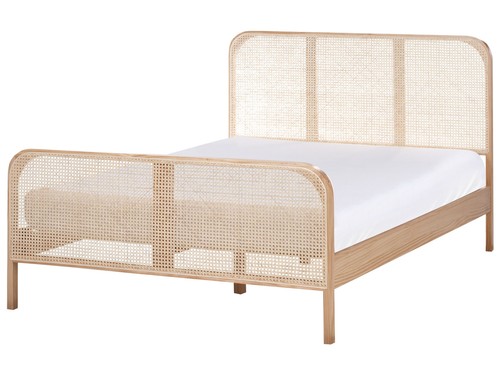 Bett kiefernholz hell - hell, braun