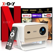 XGODY N6 Pro Netflix Official Video Beamer 4K HD Projektor Autofokus Whale OS TV