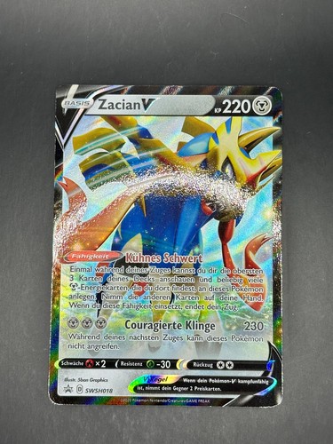 Zacian swsh018 holo - v,