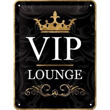 Nostalgic-Art - Retro Bar Kneipe Blechschild Metallschild 15x20cm - VIP Lounge
