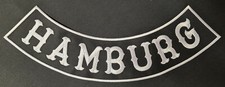 Siderocker HAMBURG Aufnäher Rückenschleife Rückenpatch BIKER ROCKER 2