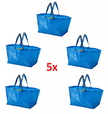 5x BLAUE IKEA FRAKTA große