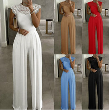 Damen Spitze Overall Jumpsuit