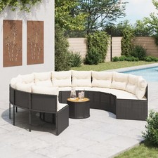 vidaXL Gartensofa mit Tisch