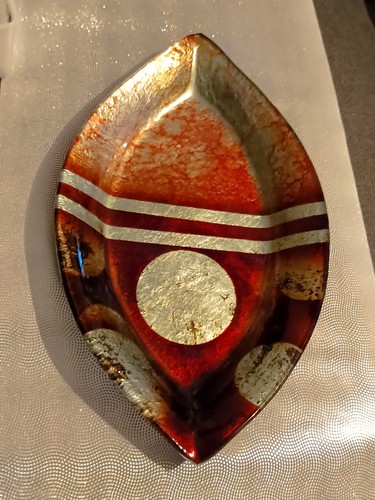 Murano glas schale deko - murano, gold