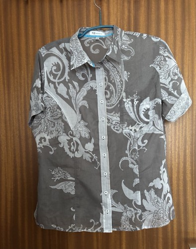 Bluse nadine 42 grau - bluse, h