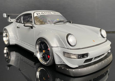 Porsche 911 964 RWB  echt Alufelgen Fuchs Design Tuning Modelauto 1:18
