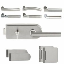 Glastürbeschlag Set "DS" WC