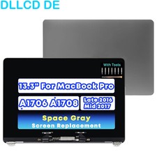 For Apple MacBook Pro 13" A1706 A1708 2016 2017 Retina LCD Screen Assembly  Gray