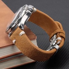 Wildleder Leder Uhrenarmband