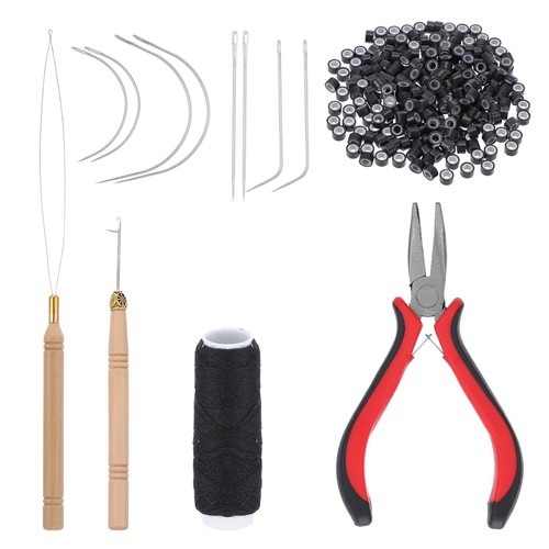 Haarverlängerungs set mit - haarverlängerungs-set,