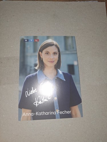 Autogrammkarte anna - autogrammkarte,