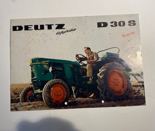 Prospekt brochure 1961 deutz - brochure,
