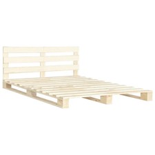 Palettenbett Massivholz Kiefer