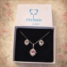 Schmuckset Morganit Stein der