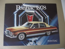 Prospekt USA CDN Pontiac 1978 m. Parisienne, Catalina, Laurentian, Safari Wagon