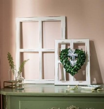 2 Deko Fensterrahmen aus Holz