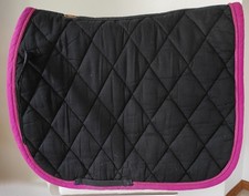 Schabracke schwarz/pink für