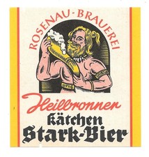 Bieretikett rosenau brauerei - bieretikett, rosenau-brauerei