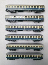 Märklin H0 4112 D-Zug-Wagen der DB, 2. Klasse, beige/türkis, Blech