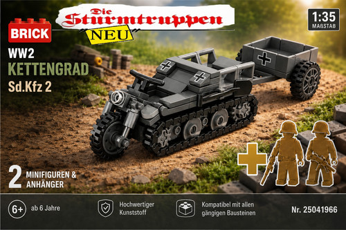 Ww2 sdkfz2 hänger - +, 2