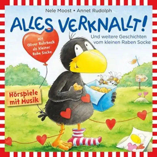 Kleine rabe socke - kleine, alles