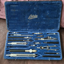 Alde Zirkelset Präzisionszirkel Zirkelkasten DDR Zirkel Messgerät