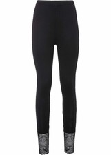 Leggings mit Spitze Gr. 32/34