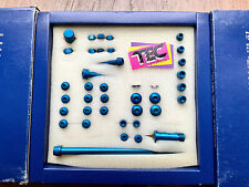 NOS TEC light AL blue screws nuts/bolt Kit/set Shimano XTR oldschool Vintage MTB