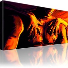 Erotik Akt Körper Hände Abstrakt Bild Kunstdruck Dekoration Wandbild