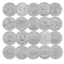 Österreich Silber 50 Schilling 1959-1978  20 gr 900/640/1000 Silber