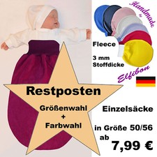 ELFIBON Fleece Pucksack Baby Schlafsack Fußsack Decke Swaddle Sommer - Winter