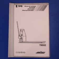 MIC TMXE  Elektro Scheren Hubwagen Ersatzteilkatalog Ersatzteilliste 10/1991