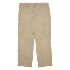 Carhartt Cargo Herren Hose Beige Relaxed Straight W36 L30