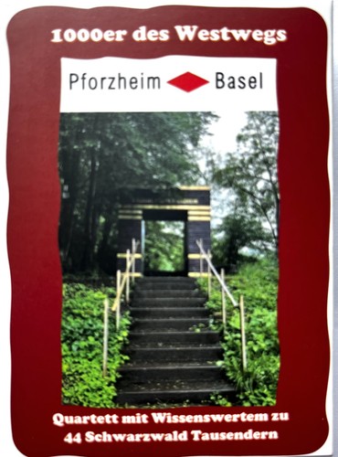 Westweg wander quartett - westweg,