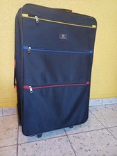 Koffer softcase ca. 77 x 46 x  21 cm, 3 kleine Fronttaschen, farbige Akzente