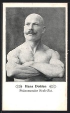 Ansichtskarte Hans Dohlen, Phänomenaler Kraft-Akt, Kraftsport 