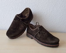 Haferlschuhe MEINDL Wiesn Trachtenschuhe Leder Wildleder Braun Gr. 7,5 = 41 NP:
