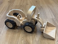 Plantoys Radlader Bulldozer Kinderspielzeug Holz Holzspielzeug Baustelle